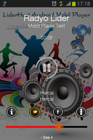 android radyo player, mobil radyo player