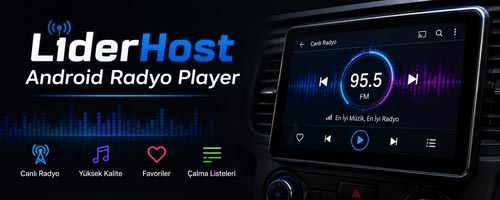 LiderHost Android Radyo Uygulama