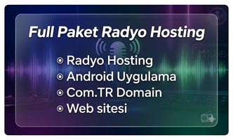 Full Paket Radyo Hosting